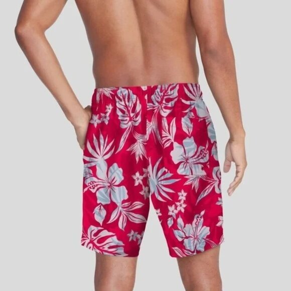 Speedo Mens Swim Floral Hawaiian Shorts Trunks NWOT Size XXL UPF 50 - Picture 2 of 7